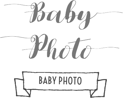 baby photo title